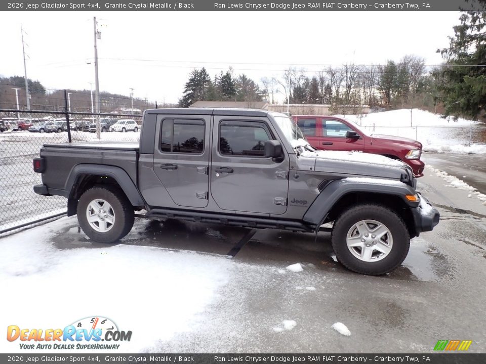 2020 Jeep Gladiator Sport 4x4 Granite Crystal Metallic / Black Photo #4