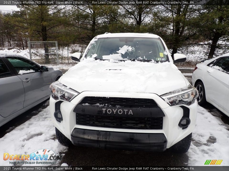 2015 Toyota 4Runner TRD Pro 4x4 Super White / Black Photo #2