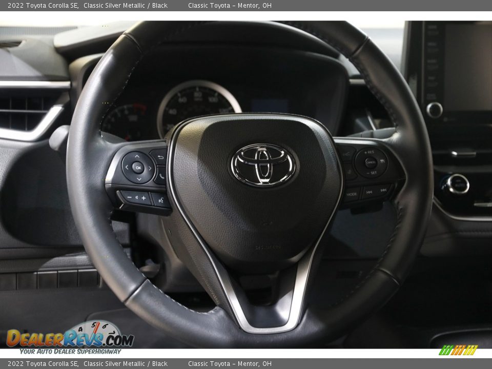 2022 Toyota Corolla SE Classic Silver Metallic / Black Photo #7