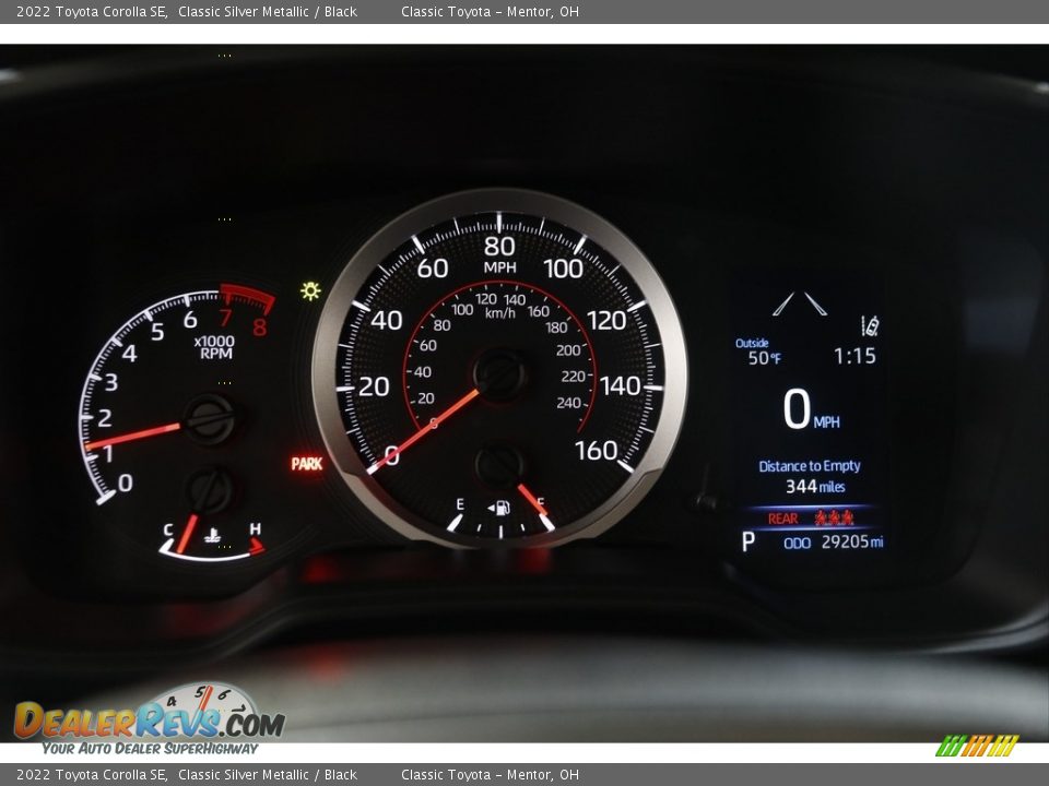 2022 Toyota Corolla SE Classic Silver Metallic / Black Photo #8
