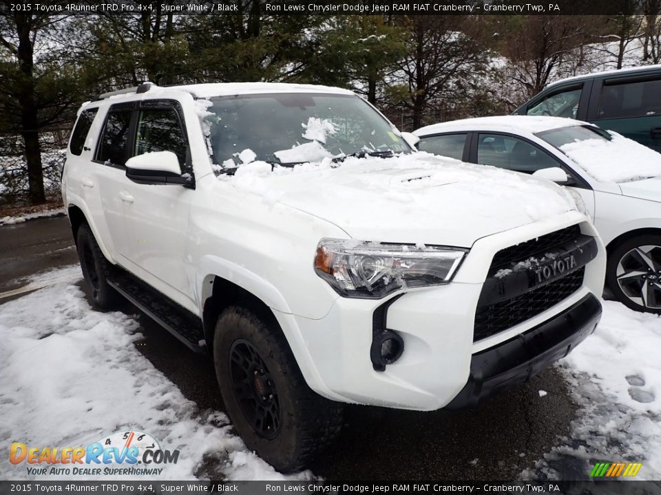 2015 Toyota 4Runner TRD Pro 4x4 Super White / Black Photo #3