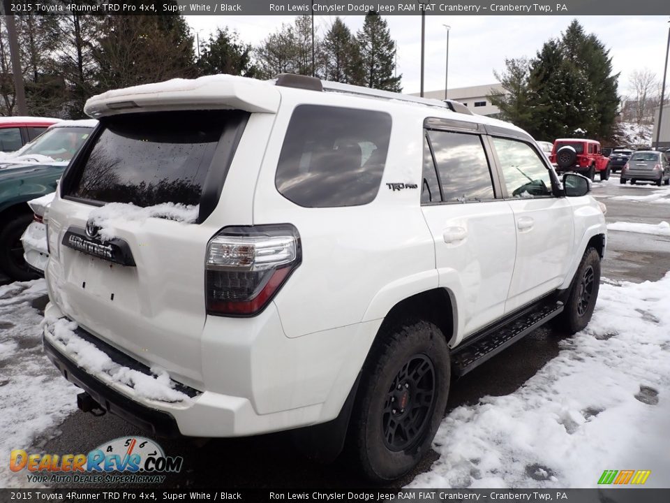 2015 Toyota 4Runner TRD Pro 4x4 Super White / Black Photo #4