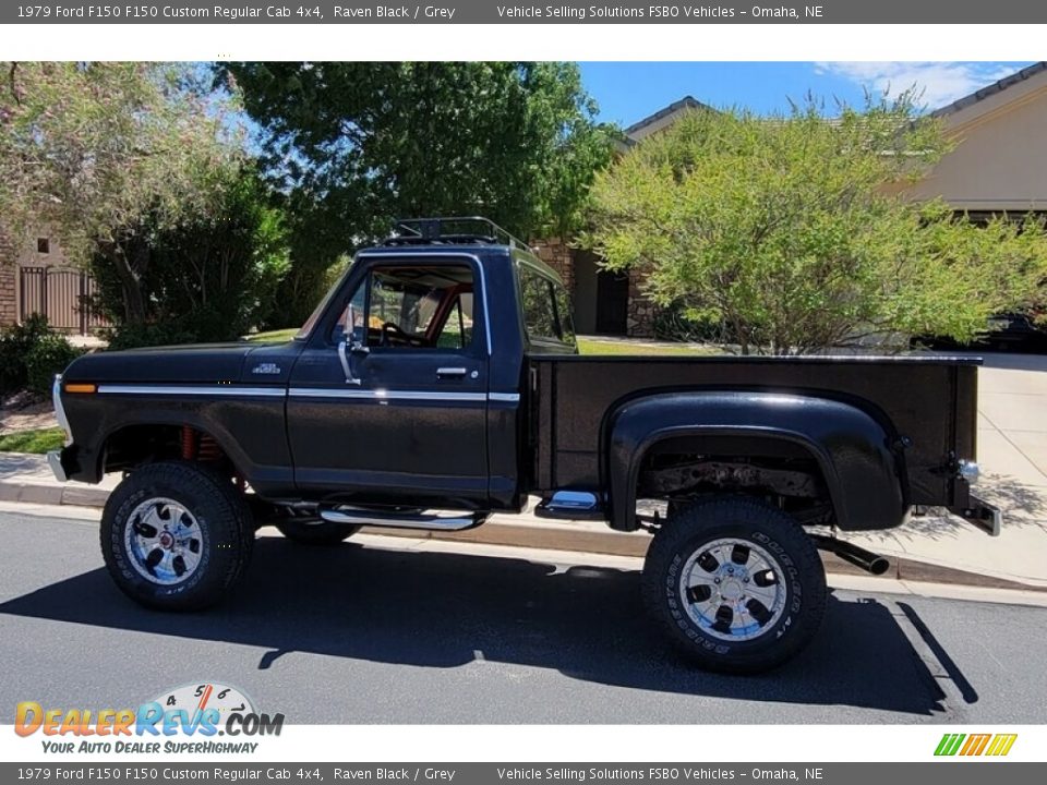 Raven Black 1979 Ford F150 F150 Custom Regular Cab 4x4 Photo #12