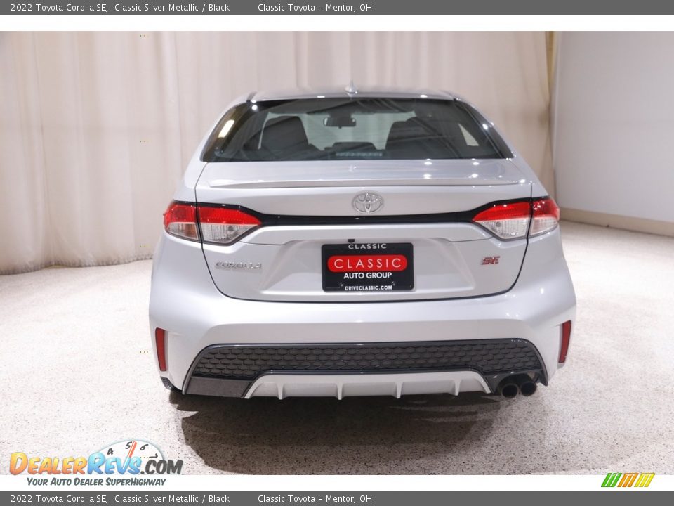 2022 Toyota Corolla SE Classic Silver Metallic / Black Photo #17