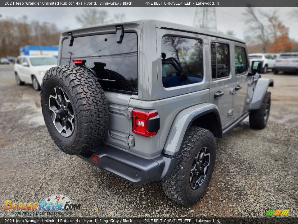 Sting-Gray 2021 Jeep Wrangler Unlimited Rubicon 4xe Hybrid Photo #4