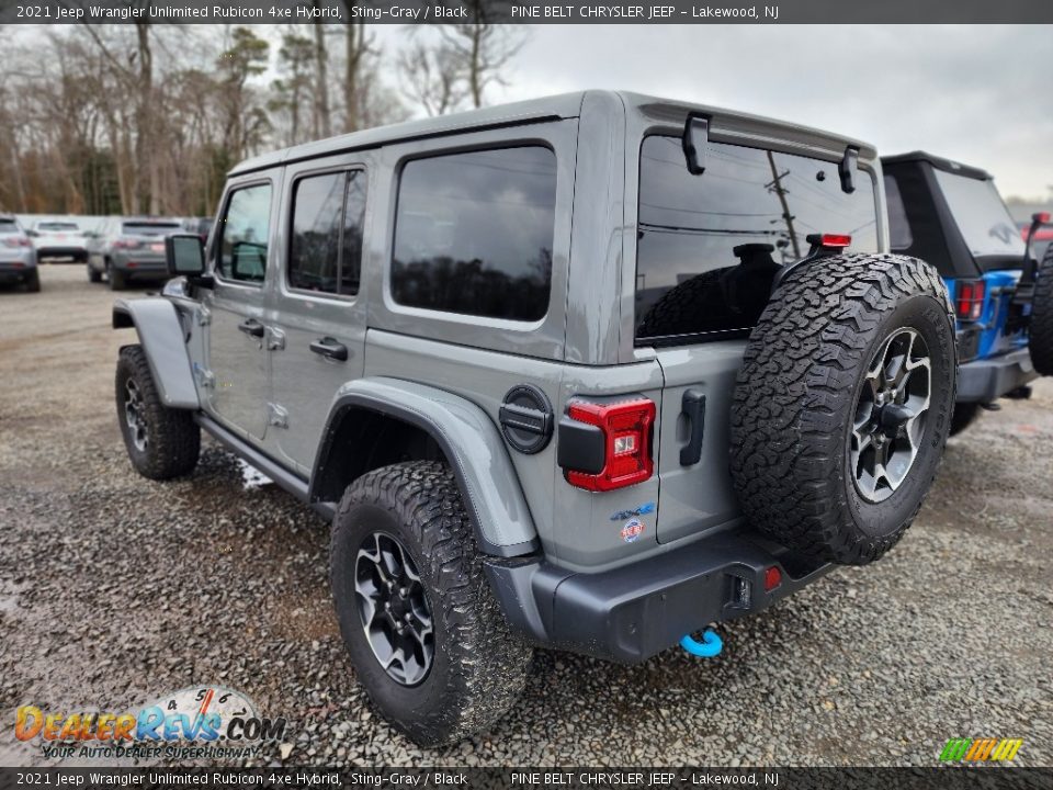 Sting-Gray 2021 Jeep Wrangler Unlimited Rubicon 4xe Hybrid Photo #7