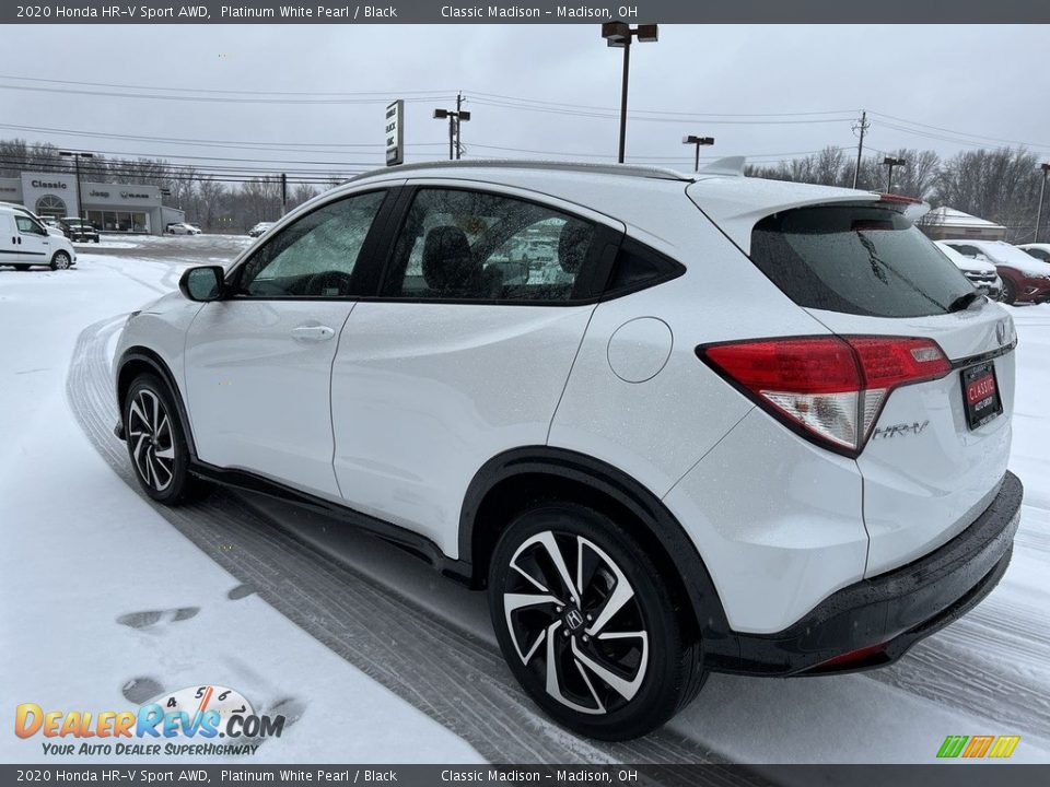 2020 Honda HR-V Sport AWD Platinum White Pearl / Black Photo #2