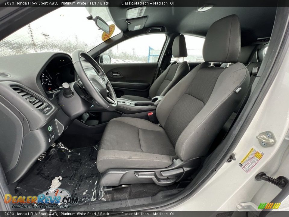 2020 Honda HR-V Sport AWD Platinum White Pearl / Black Photo #6