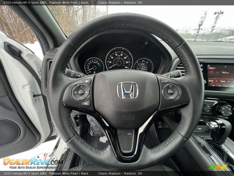 2020 Honda HR-V Sport AWD Platinum White Pearl / Black Photo #9