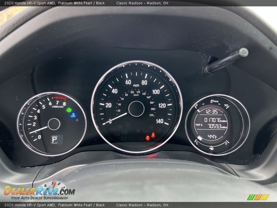 2020 Honda HR-V Sport AWD Platinum White Pearl / Black Photo #10