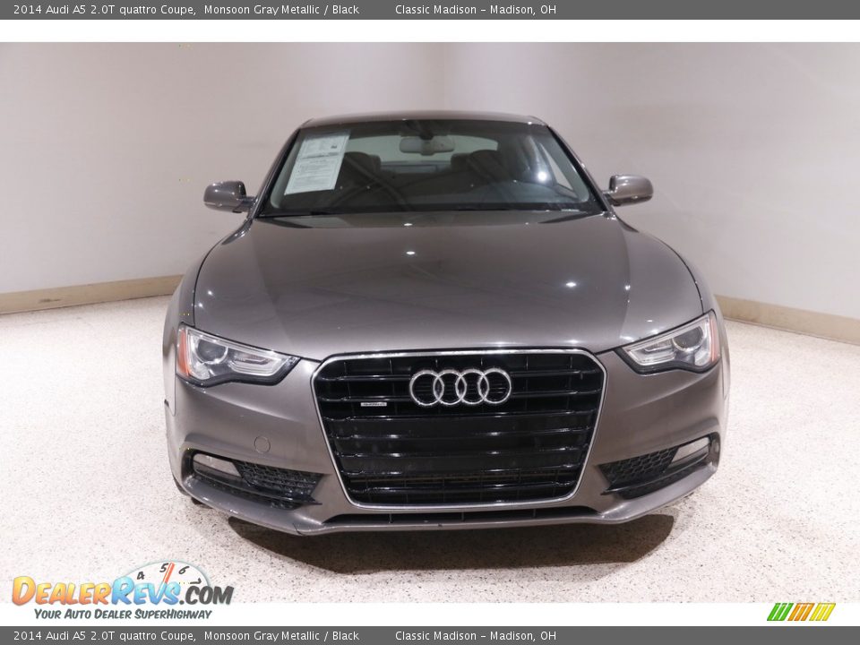 2014 Audi A5 2.0T quattro Coupe Monsoon Gray Metallic / Black Photo #2