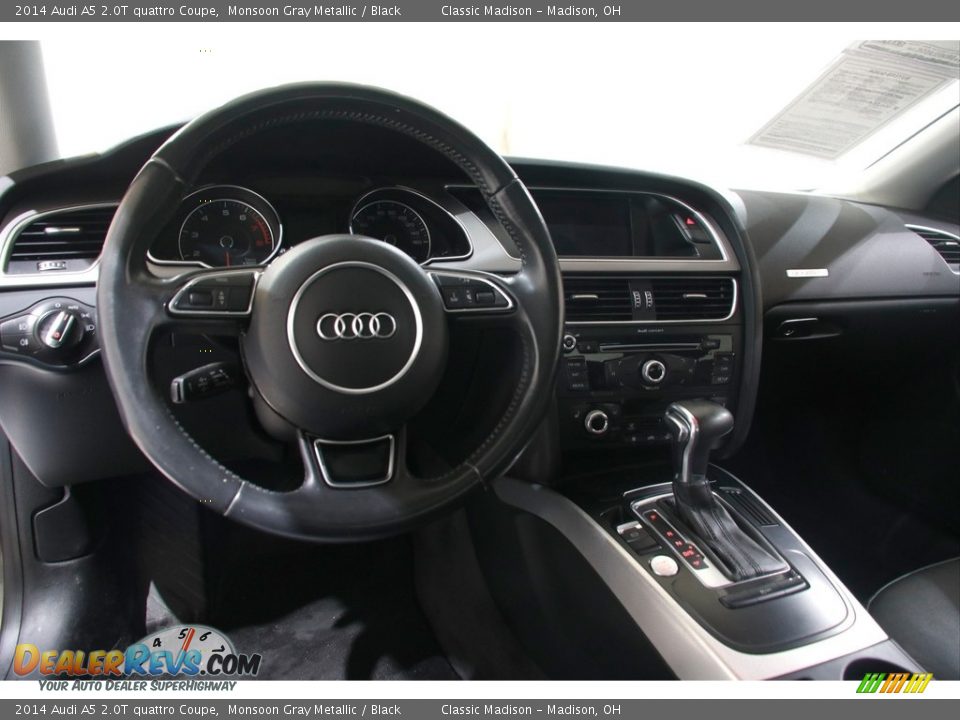 2014 Audi A5 2.0T quattro Coupe Monsoon Gray Metallic / Black Photo #6