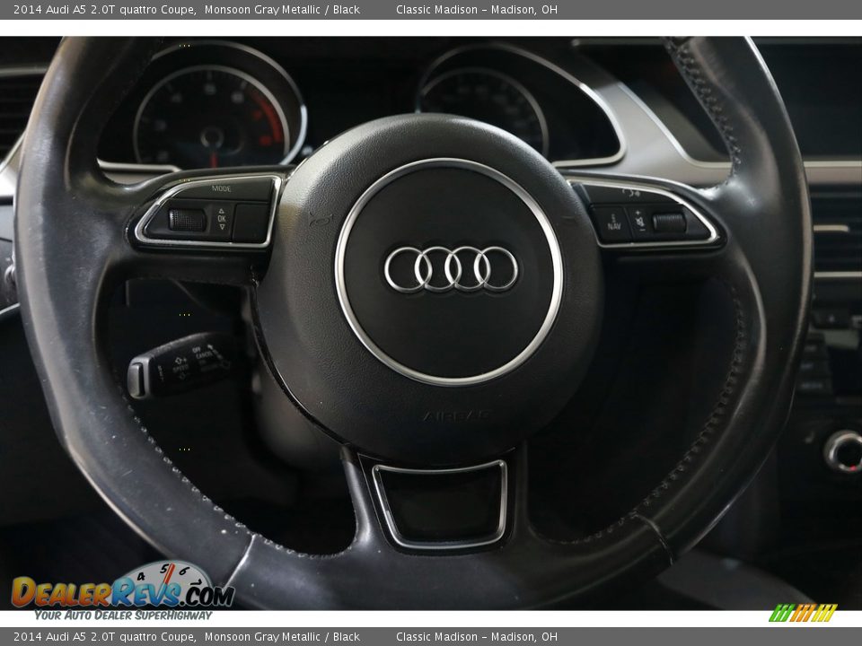 2014 Audi A5 2.0T quattro Coupe Monsoon Gray Metallic / Black Photo #7