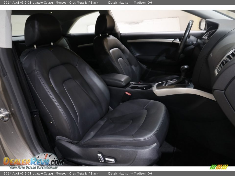 2014 Audi A5 2.0T quattro Coupe Monsoon Gray Metallic / Black Photo #14