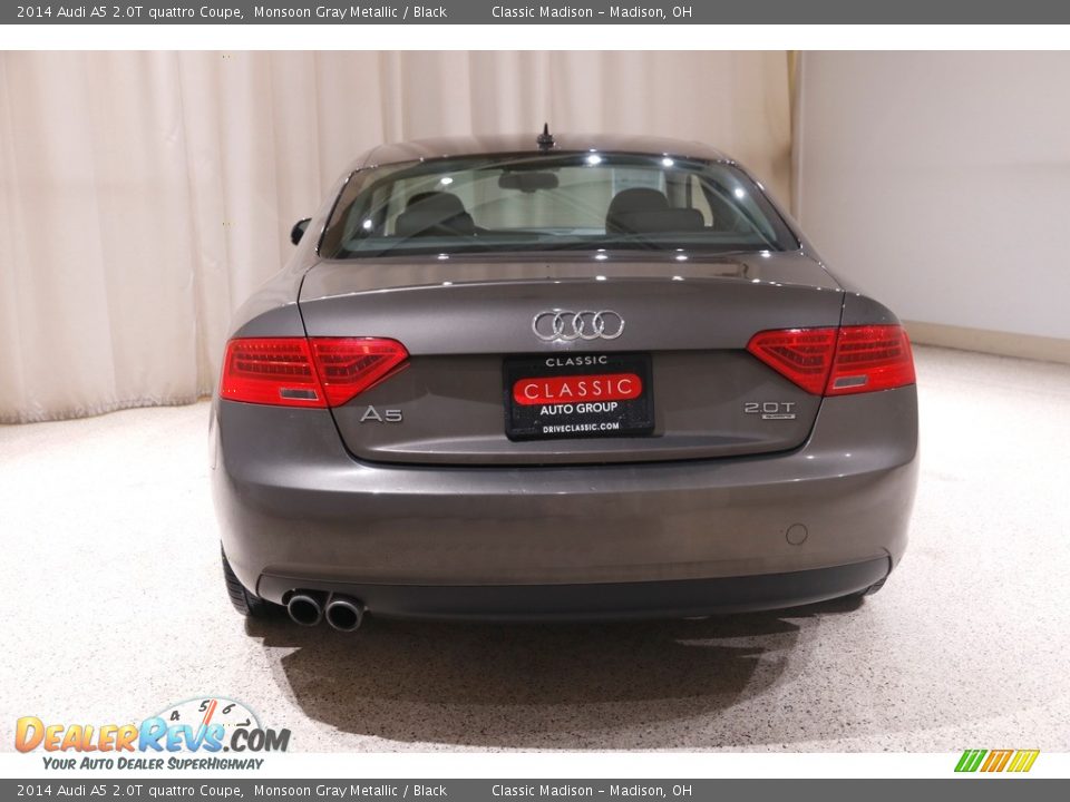 2014 Audi A5 2.0T quattro Coupe Monsoon Gray Metallic / Black Photo #17