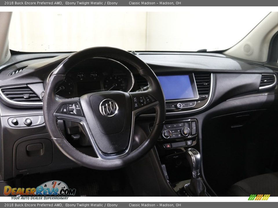 2018 Buick Encore Preferred AWD Ebony Twilight Metallic / Ebony Photo #6