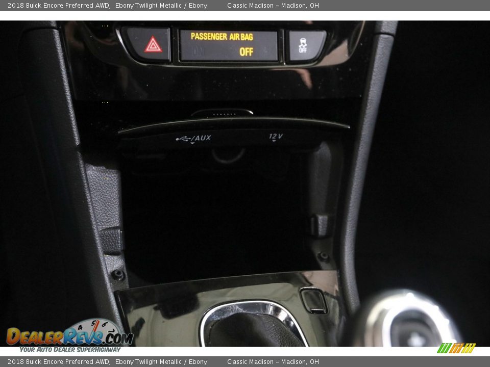 2018 Buick Encore Preferred AWD Ebony Twilight Metallic / Ebony Photo #15
