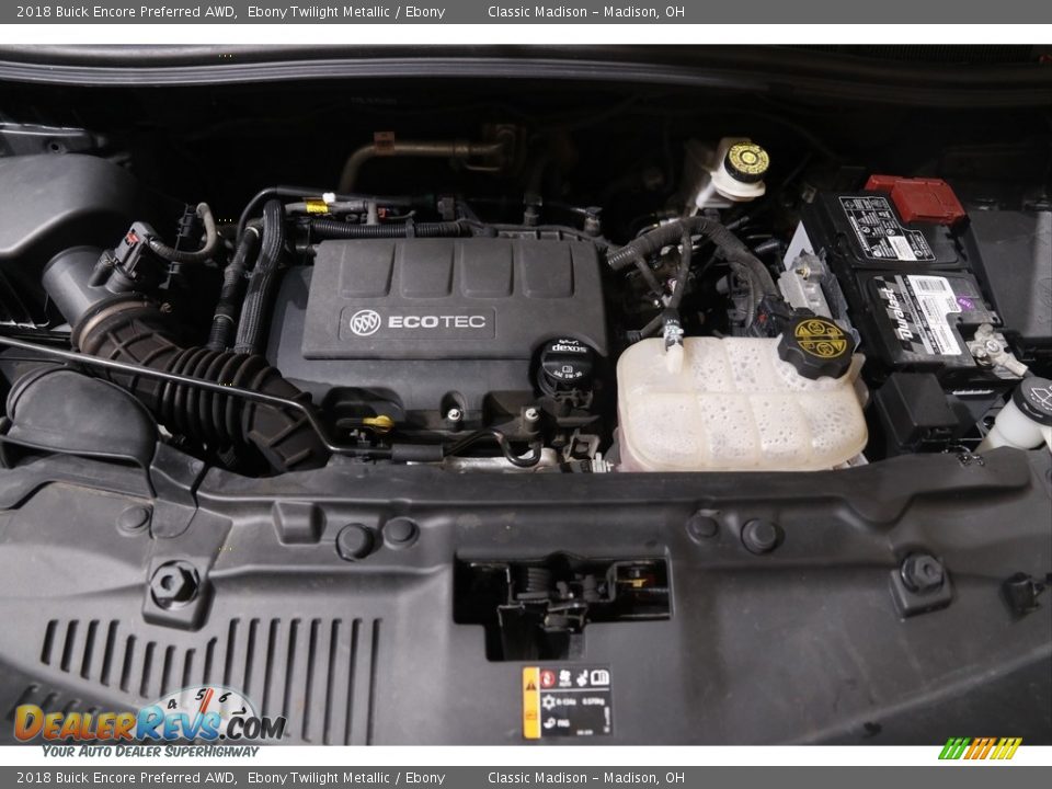 2018 Buick Encore Preferred AWD Ebony Twilight Metallic / Ebony Photo #20