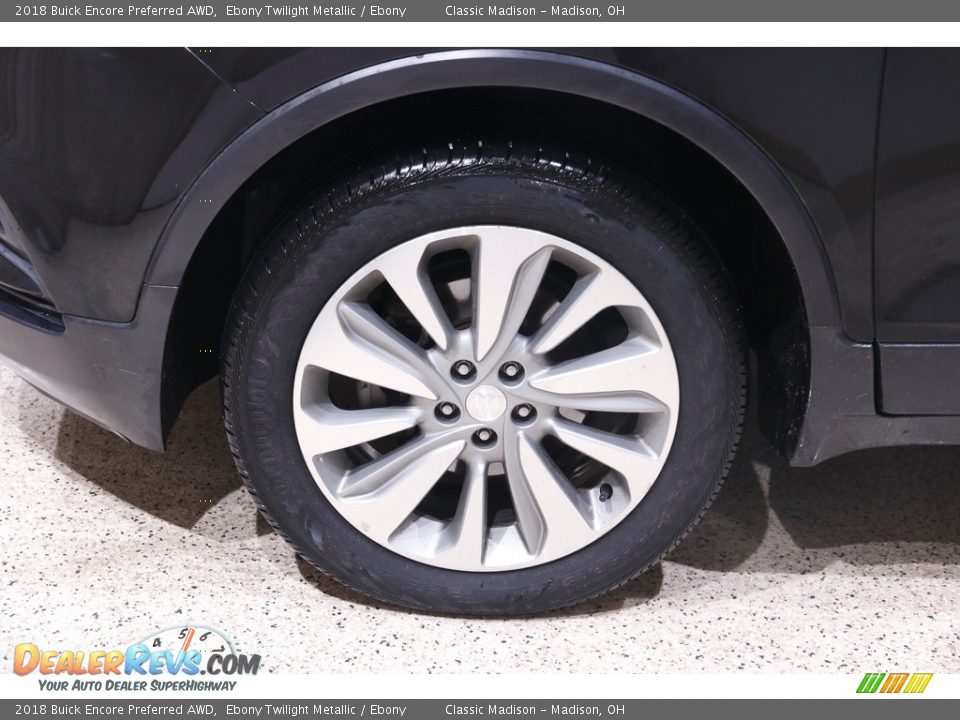 2018 Buick Encore Preferred AWD Ebony Twilight Metallic / Ebony Photo #21