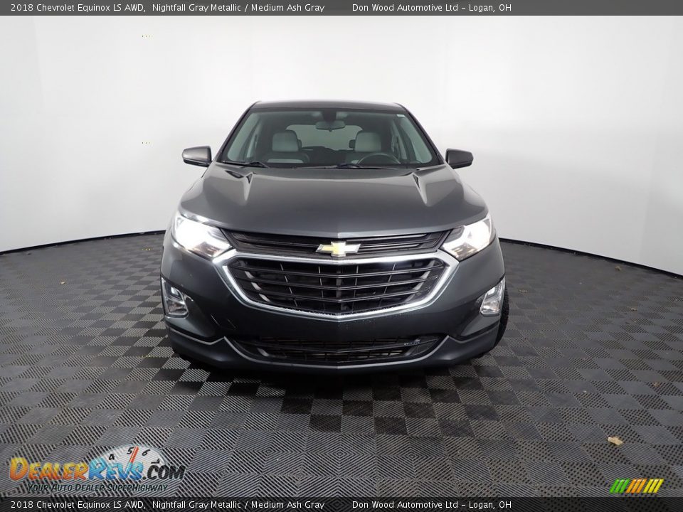2018 Chevrolet Equinox LS AWD Nightfall Gray Metallic / Medium Ash Gray Photo #4