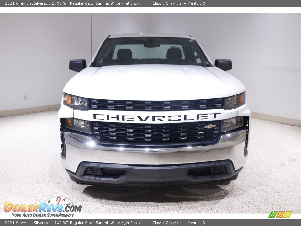 2021 Chevrolet Silverado 1500 WT Regular Cab Summit White / Jet Black Photo #2