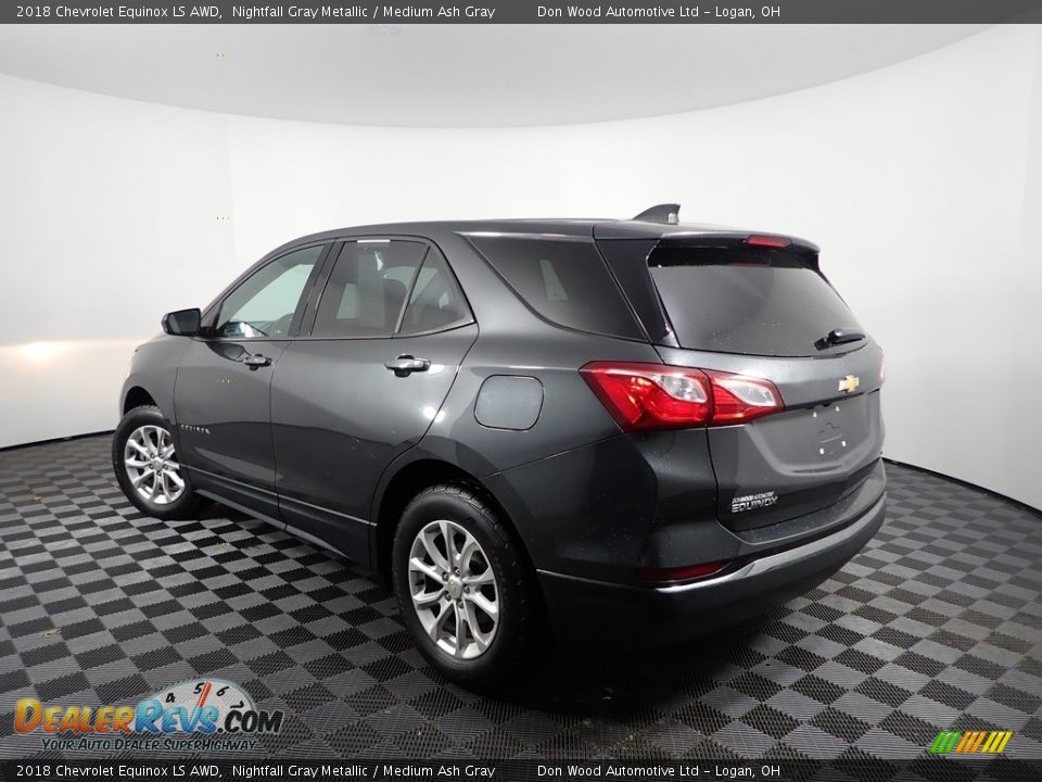 2018 Chevrolet Equinox LS AWD Nightfall Gray Metallic / Medium Ash Gray Photo #6