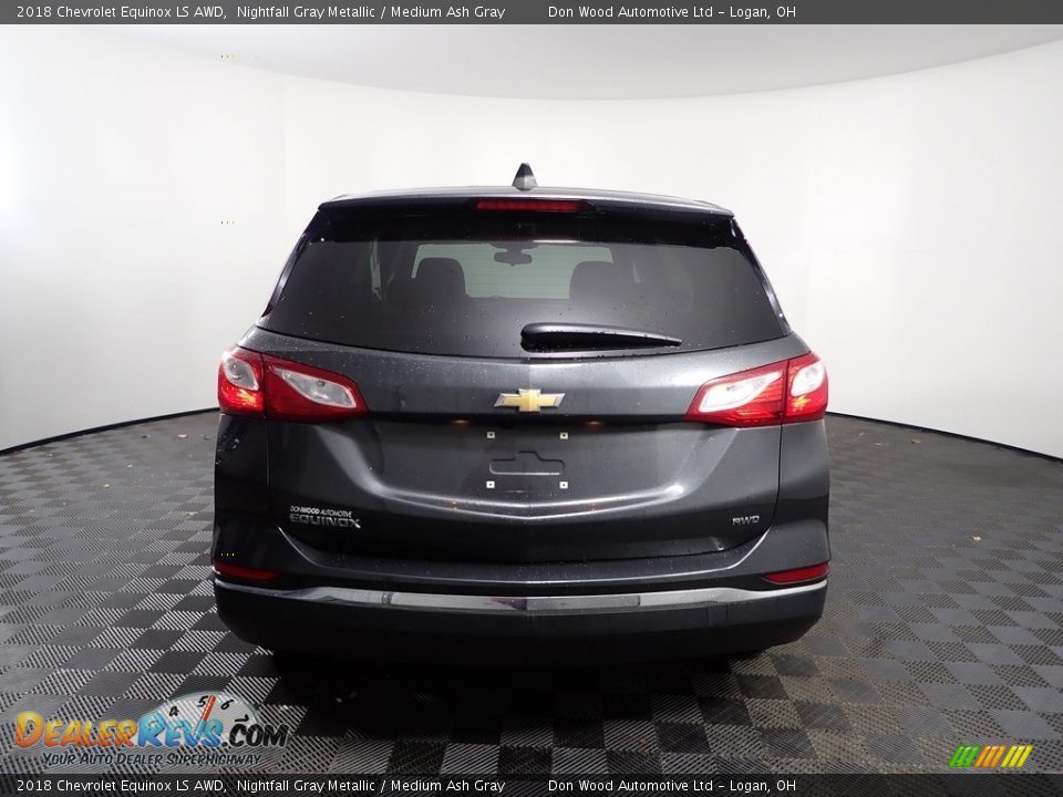 2018 Chevrolet Equinox LS AWD Nightfall Gray Metallic / Medium Ash Gray Photo #7