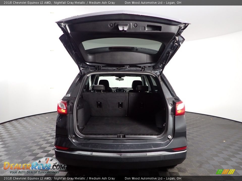 2018 Chevrolet Equinox LS AWD Nightfall Gray Metallic / Medium Ash Gray Photo #8