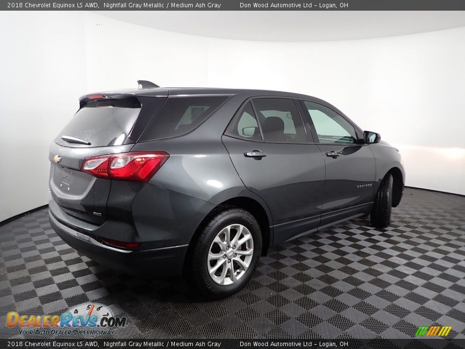 2018 Chevrolet Equinox LS AWD Nightfall Gray Metallic / Medium Ash Gray Photo #10