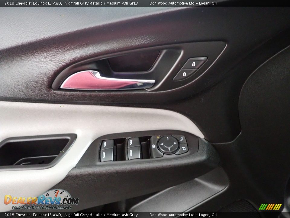 2018 Chevrolet Equinox LS AWD Nightfall Gray Metallic / Medium Ash Gray Photo #12