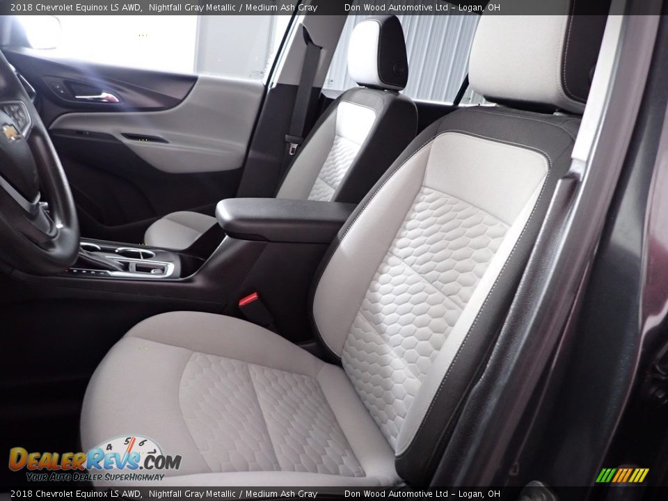 2018 Chevrolet Equinox LS AWD Nightfall Gray Metallic / Medium Ash Gray Photo #14