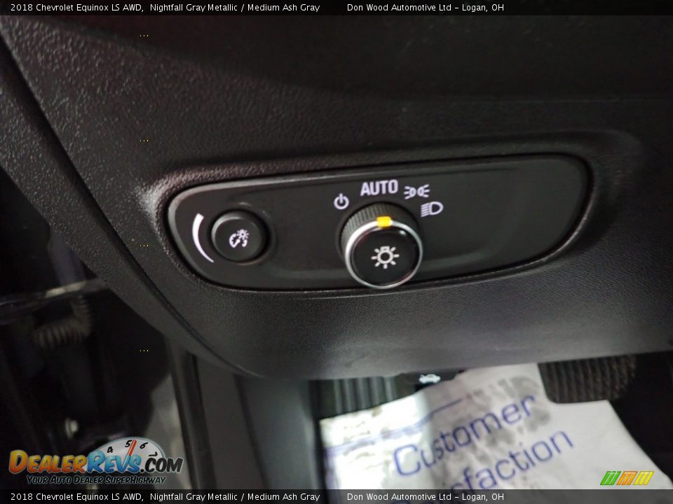 2018 Chevrolet Equinox LS AWD Nightfall Gray Metallic / Medium Ash Gray Photo #15