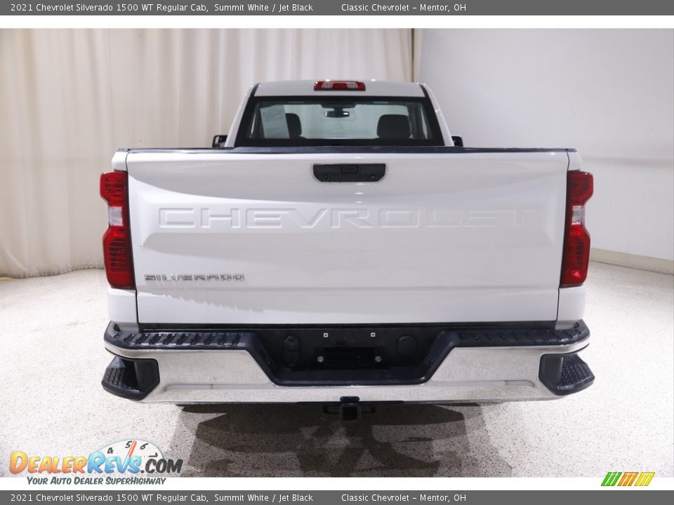 2021 Chevrolet Silverado 1500 WT Regular Cab Summit White / Jet Black Photo #16