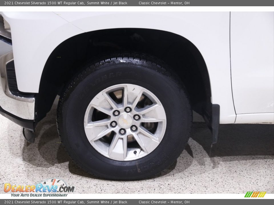2021 Chevrolet Silverado 1500 WT Regular Cab Summit White / Jet Black Photo #18