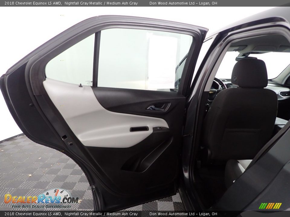 2018 Chevrolet Equinox LS AWD Nightfall Gray Metallic / Medium Ash Gray Photo #22
