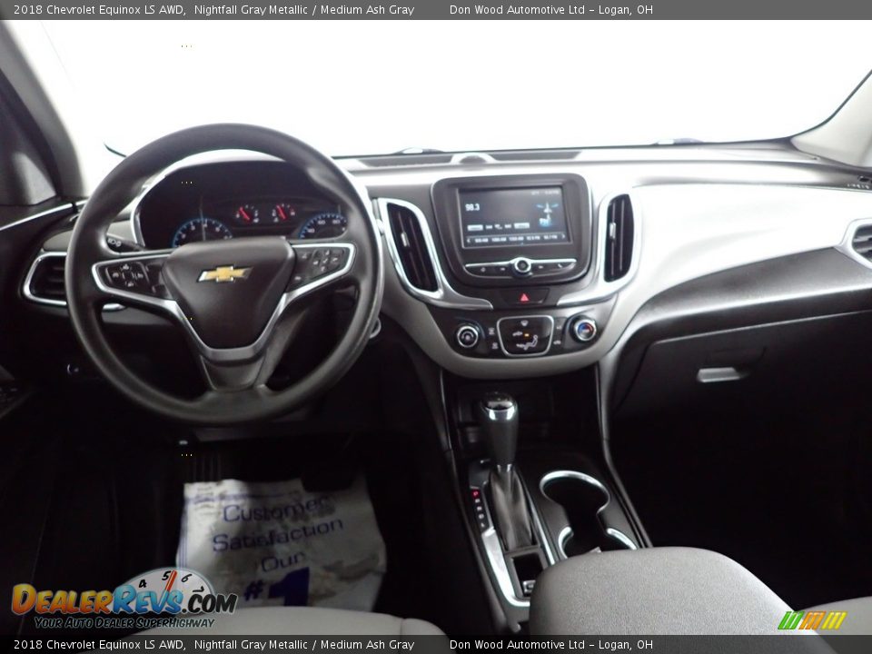 2018 Chevrolet Equinox LS AWD Nightfall Gray Metallic / Medium Ash Gray Photo #24