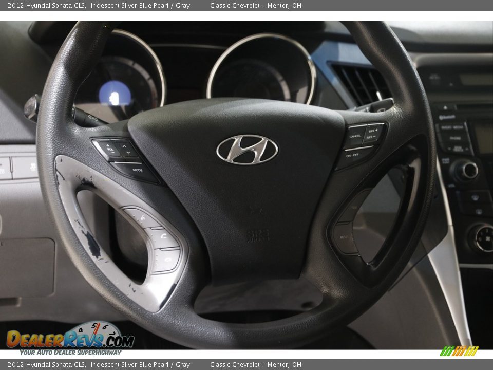 2012 Hyundai Sonata GLS Iridescent Silver Blue Pearl / Gray Photo #7