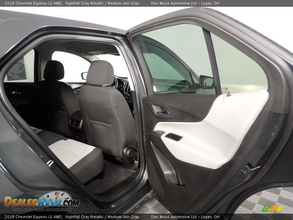 2018 Chevrolet Equinox LS AWD Nightfall Gray Metallic / Medium Ash Gray Photo #27
