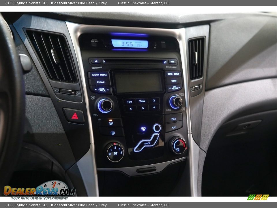 2012 Hyundai Sonata GLS Iridescent Silver Blue Pearl / Gray Photo #9