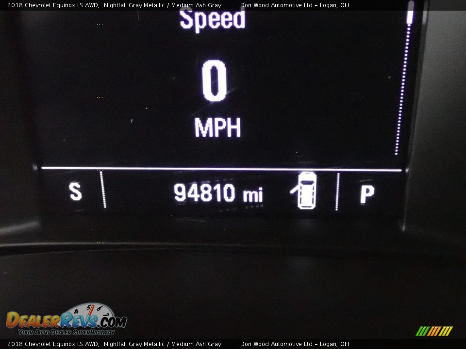 2018 Chevrolet Equinox LS AWD Nightfall Gray Metallic / Medium Ash Gray Photo #30