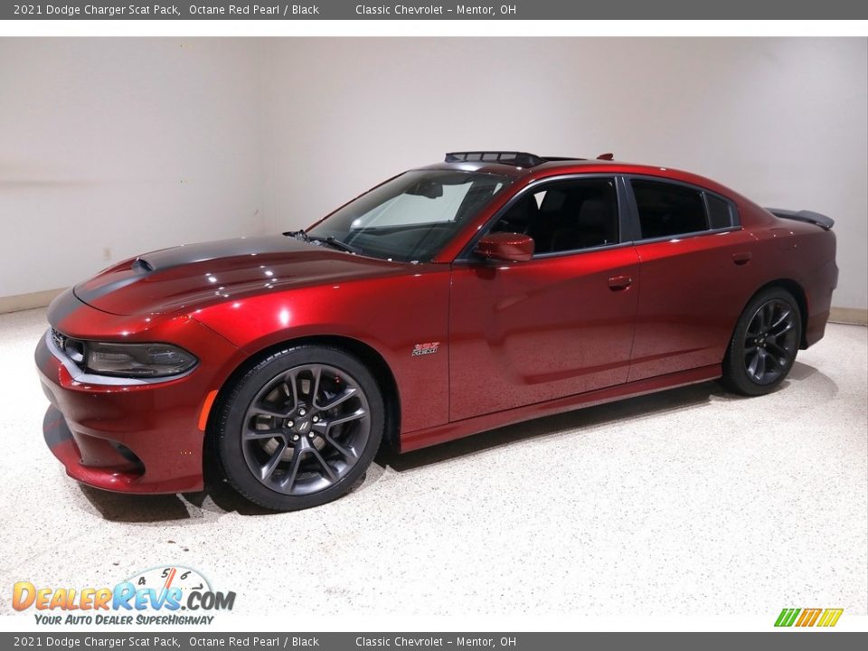 Octane Red Pearl 2021 Dodge Charger Scat Pack Photo #3