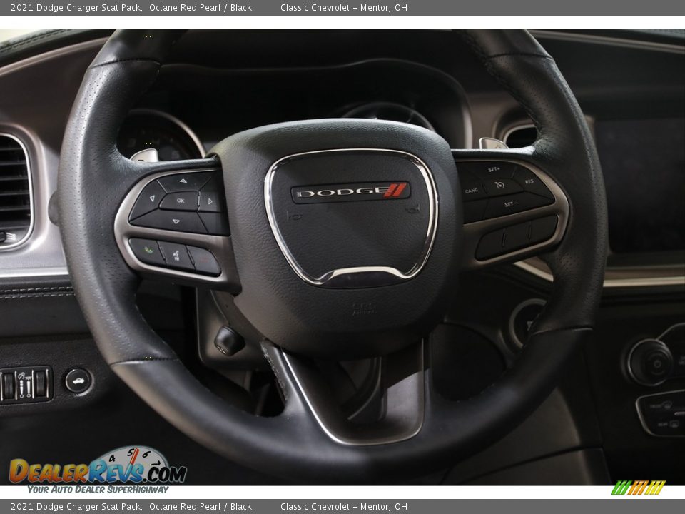 2021 Dodge Charger Scat Pack Steering Wheel Photo #7