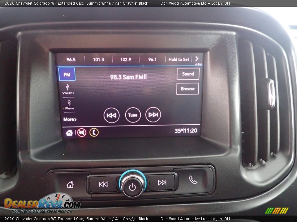 2020 Chevrolet Colorado WT Extended Cab Summit White / Ash Gray/Jet Black Photo #2