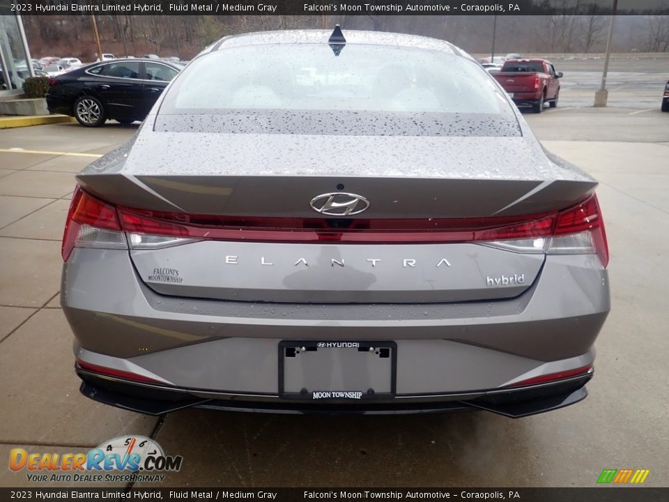 2023 Hyundai Elantra Limited Hybrid Fluid Metal / Medium Gray Photo #3