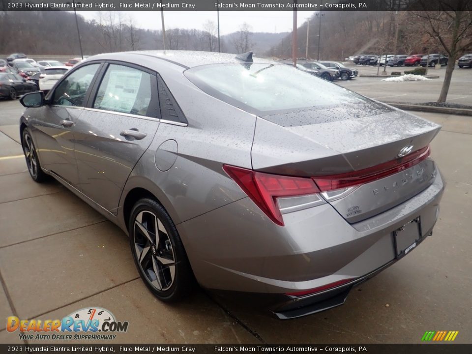 2023 Hyundai Elantra Limited Hybrid Fluid Metal / Medium Gray Photo #5