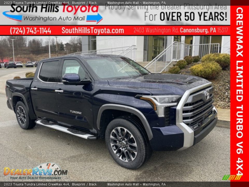 2023 Toyota Tundra Limited CrewMax 4x4 Blueprint / Black Photo #1