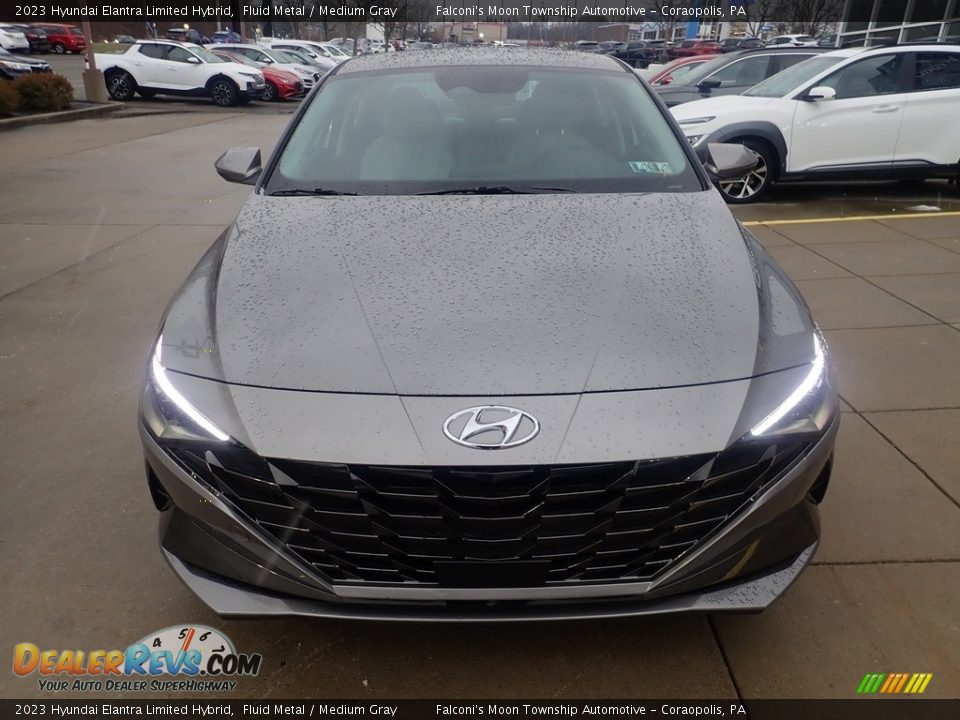 2023 Hyundai Elantra Limited Hybrid Fluid Metal / Medium Gray Photo #8