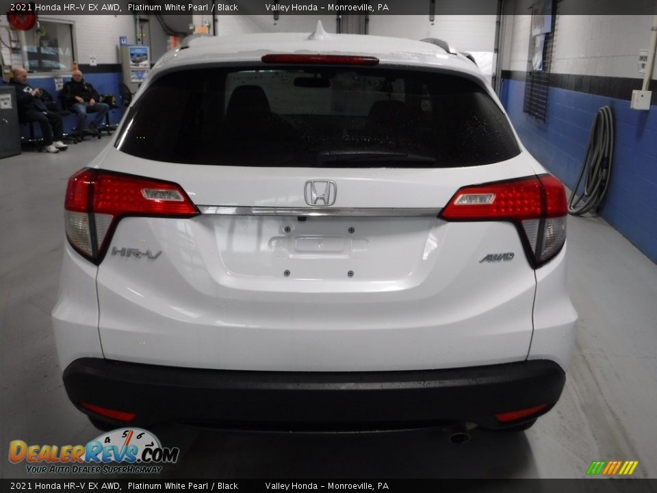 2021 Honda HR-V EX AWD Platinum White Pearl / Black Photo #8