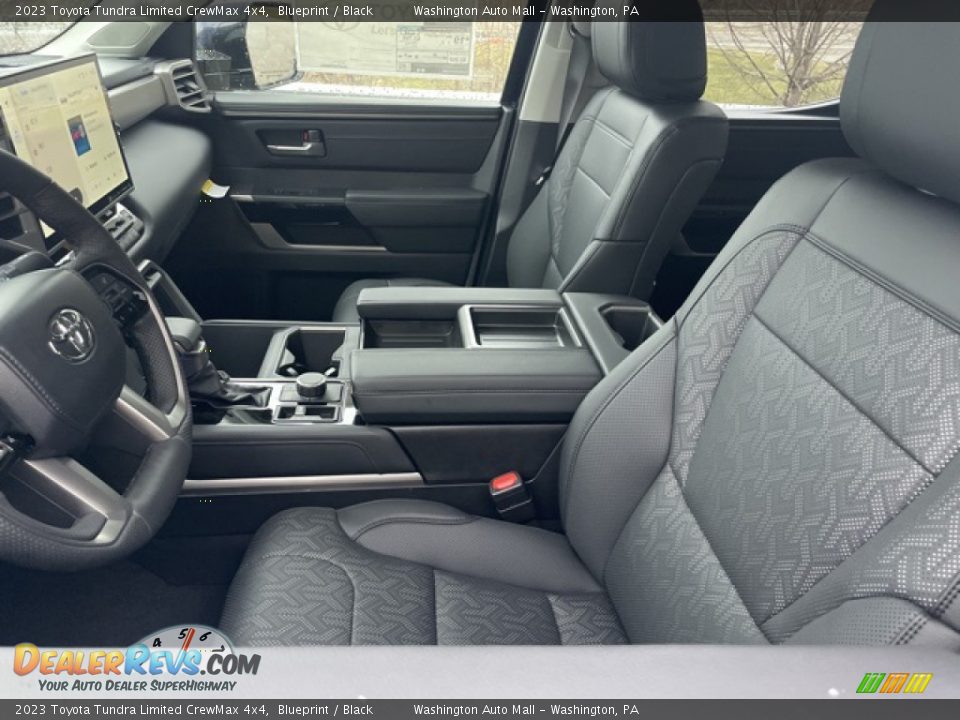 Black Interior - 2023 Toyota Tundra Limited CrewMax 4x4 Photo #4