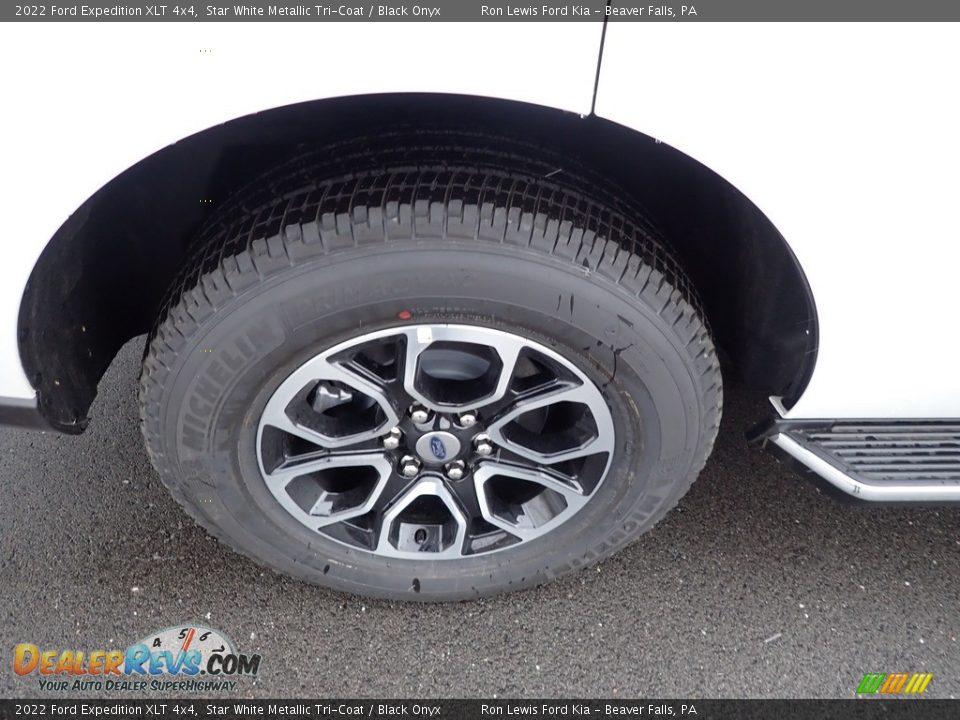 2022 Ford Expedition XLT 4x4 Star White Metallic Tri-Coat / Black Onyx Photo #9